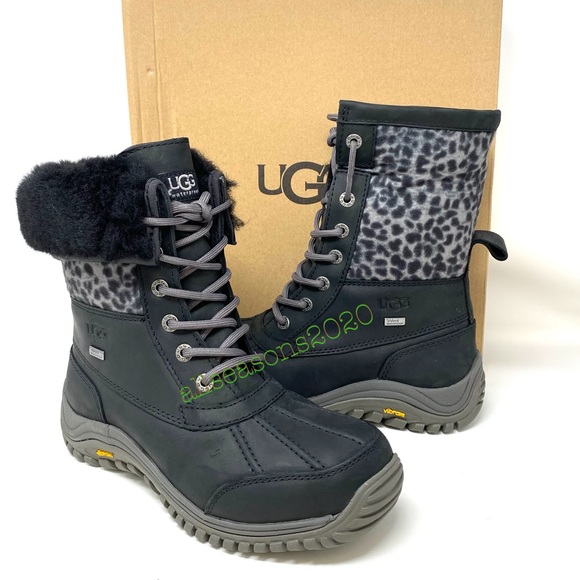 UGG Shoes - UGG Women’s Boots Adirondack 2 Exotic Black Grey